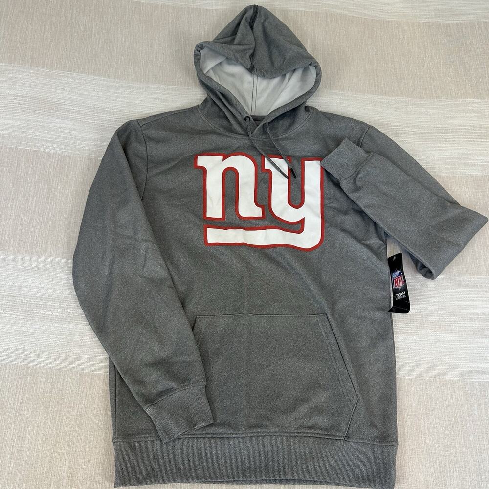 NFL New York Giants Hoodie Size Small Antigua Heather Gray Sweatshirt S NWT‎